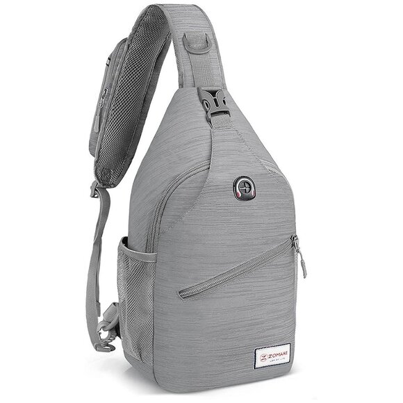 Handbags - Sling Bag for Women Men:Small Crossbody Sling Backpack - Mini Grey(stripe)